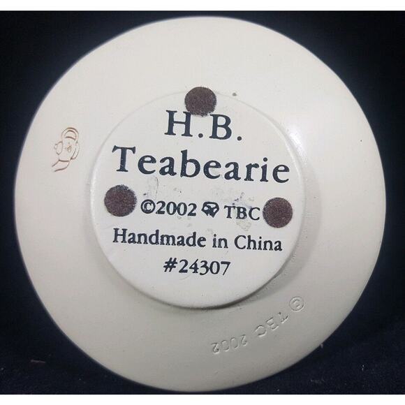 Teddy Bear Miniature Figure Happy Birthday Tea Cup Topper 2002 HB Teabearie - Picture 3 of 3